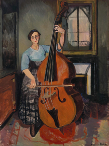 Suzanne Valadon | Сюзанна Валадон - Женщина с контрабасом