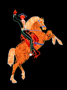 Carol M. Highsmith | Кэрол М. Хигсмит - Hacienda Horse and Rider, историческая неоновая вывеска, Лас-Вегас