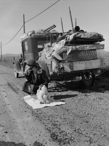 Dorothea Lange | Доротея Ланж - Семья из пяти человек из Миссури