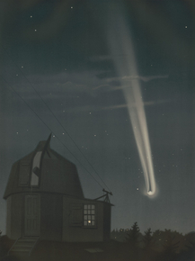Etienne Leopold Trouvelot | Этьен Леопольд Трувело - The great comet of 1881