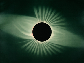 Etienne Leopold Trouvelot | Этьен Леопольд Трувело - Total eclipse of the sun