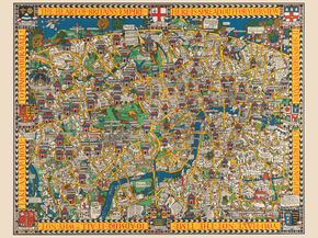 The Wonderground map of London town The Wonderground map of London town