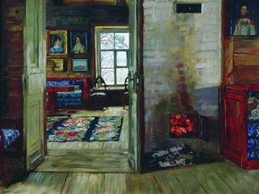 Станислав Жуковский - В старом доме, 1914