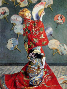 Claude Monet - Camille Monet In Japanese Costume, 1876 | Клод Моне Claude Monet - Camille Monet In Japanese Costume, 1876 | Клод Моне