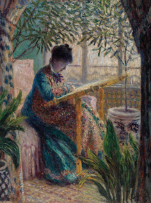 Claude Monet - Madame Monet Embroidering | Клод Моне Claude Monet - Madame Monet Embroidering | Клод Моне
