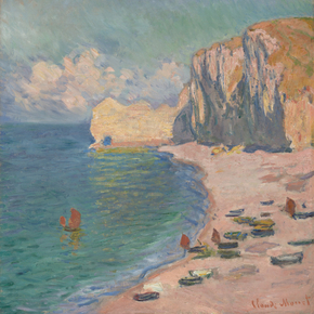 Claude Monet - The Beach and the Falaise d'Amont | Клод Моне