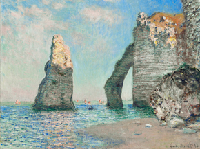 Claude Monet - The Cliffs at Etretat, 1885 | Клод Моне