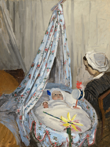 Claude Monet - The Cradle - Camille with the Artist's Son Jean, 1867 | Клод Моне