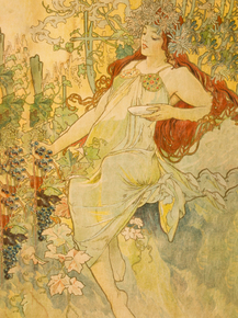 Mucha Alphonse - Autumn, from The Seasons, 1896 | Альфонс Муха