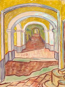 Van Gogh - Corridor in the Asylum | Ван Гог Van Gogh - Corridor in the Asylum | Ван Гог
