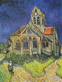 Van Gogh - The Church at Auvers, 1890 | Ван Гог
