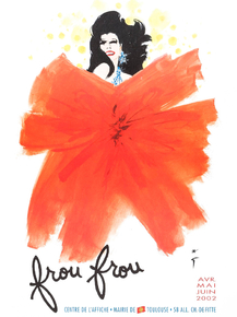 Rene Gruau - Frou Frou Exhibition, 2002 | Рене Грюо