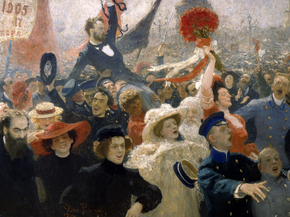 Репин Илья Ефимович - Манифестация. 17 октября 1905 года