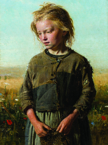 Репин Илья Ефимович - Нищая, 1874