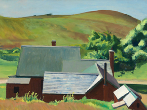 Edward Hopper | Эдвард Хоппер - Дом Берли Кобса в Южном Труро