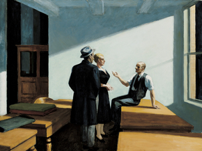 Edward Hopper | Эдвард Хоппер - Ночная конференция