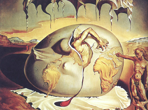 Salvador Dali | Сальвадор Дали - Геополитический ребёнок, наблюдающий рождение Нового Человека
