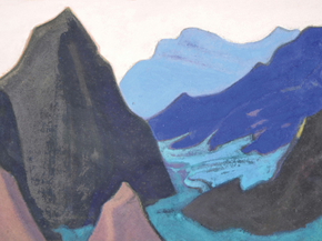 Roerich Nicholas | Рерих Николай - Гималаи. Мрачный утес