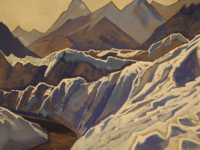 Roerich Nicholas | Рерих Николай - Гималаи. Склоны, покрытые ледником