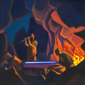 Roerich Nicholas | Рерих Николай - Ковка меча. Нибелунги