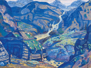 Roerich Nicholas | Рерих Николай - Мельница в горах