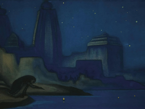 Roerich Nicholas | Рерих Николай - Огни на Ганге