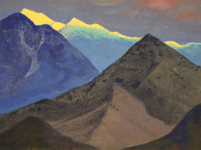 Roerich Nicholas | Рерих Николай - Тибет. Темные вершины. Вечер
