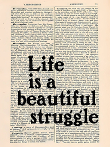 Life is a beautiful struggle