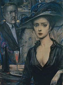 Илья Глазунов - В ресторане, 1979