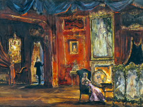 Илья Глазунов - Спальня графини, 1981