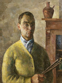 Роберт Фальк - Автопортрет в желтом, 1924 Роберт Фальк - Автопортрет в желтом, 1924