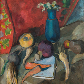 Роберт Фальк - Натюрморт. Овощи и кувшин, 1910 Роберт Фальк - Натюрморт. Овощи и кувшин, 1910