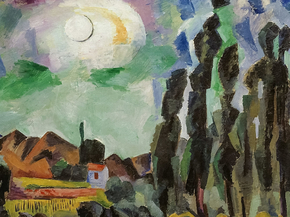 Роберт Фальк - Солнце. Крым. Козы, 1916