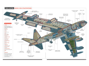 Boeing B-52D Компановочная схема самолета