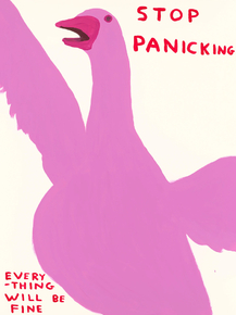 David Shrigley - Don't Panic Goose | Дэвид Шригли
