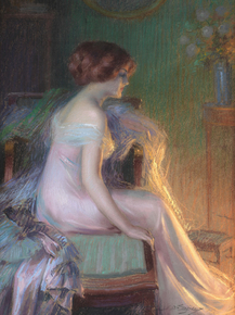 Delphin Enjolras - By the fireside | Дельфен Анжольра