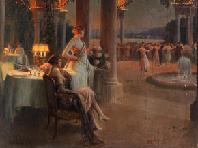 Delphin Enjolras - Le Soir sur la Terrasse | Дельфен Анжольра