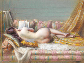 Delphin Enjolras - Nu allonge | Дельфен Анжольра