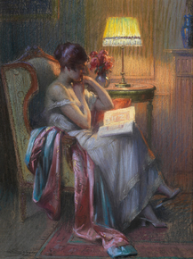 Delphin Enjolras - Reading by lamplight | Дельфен Анжольра Delphin Enjolras - Reading by lamplight | Дельфен Анжольра