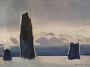 Rockwell Kent - Three Stumps, 1919 | Рокуэлл Кент