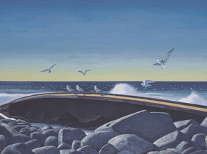 Rockwell Kent - Wreck Of The D.T. Sheridan, 1949 | Рокуэлл Кент