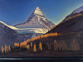 Rockwell Kent - Mount Assiniboine. Canadian Rockies, 1952 | Рокуэлл Кент