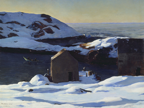Rockwell Kent - Winter Monhegan Island, 1907 | Рокуэлл Кент