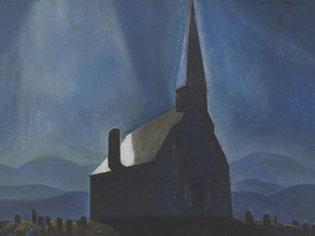 Rockwell Kent - Puritan Church Aka Mother And Chicks, 1923 | Рокуэлл Кент