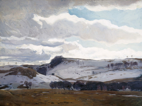 Rockwell Kent - Winter Landscape, 1909 | Рокуэлл Кент
