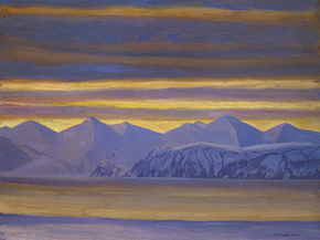 Rockwell Kent - Resurrection Bay Alaska Blue And Gold, 1919 | Рокуэлл Кент