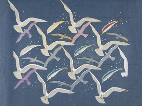 Rockwell Kent - Seagulls And Dolphins, 1950 | Рокуэлл Кент