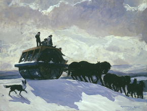 Rockwell Kent - The Road Roller, 1909 | Рокуэлл Кент