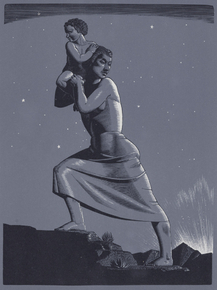 Rockwell Kent - Night Flight | Рокуэлл Кент