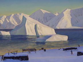 Rockwell Kent - Nachalo Noiabria Severnaia Grenla | Рокуэлл Кент